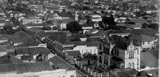 Rua General Osório com Rua Regente Feijó em 1920